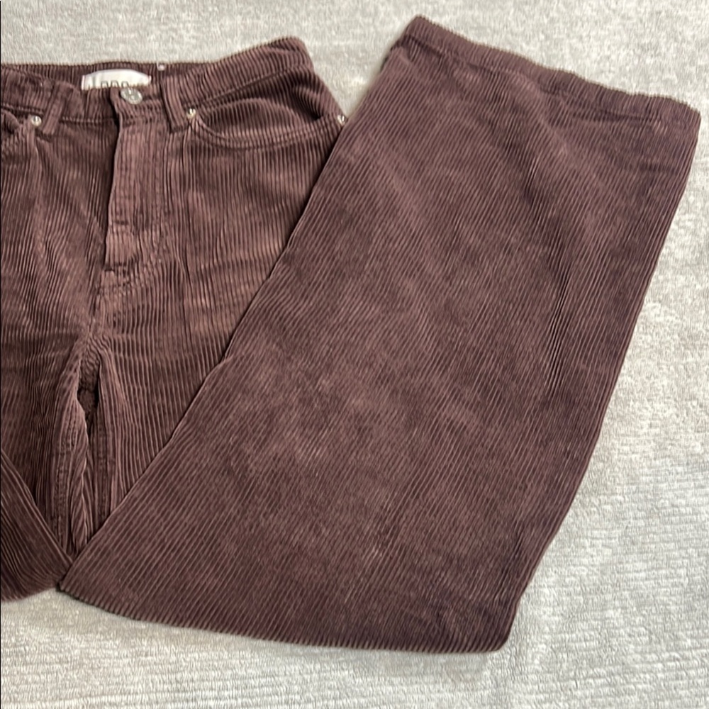 BDG Corduroy Pants High Rise Wide Leg Urban Outfitters size24.         order132 - Picture 10 of 15